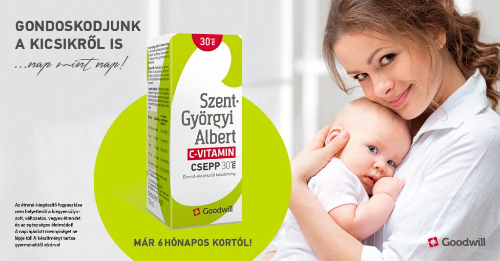 Szent-Györgyi Albert C-vitmin csepp kisgyermekeknek banner