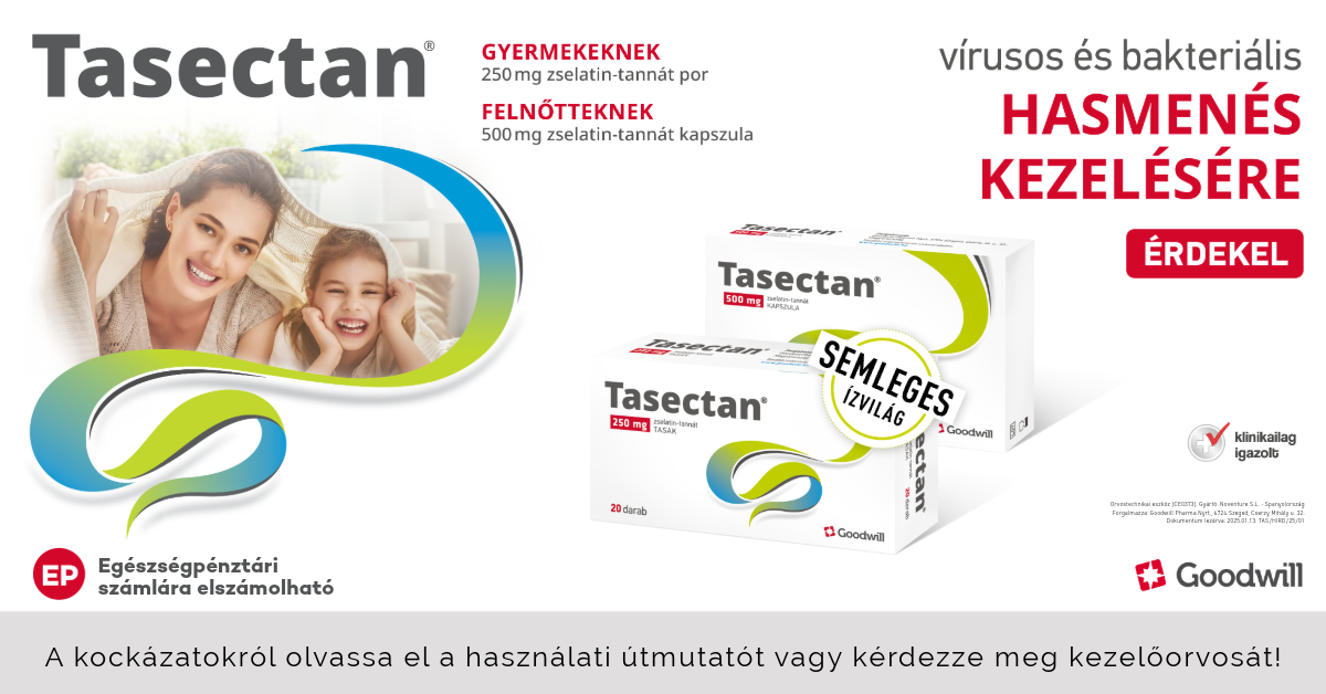Tasectan - vírusos és bakteriális hasmenés kezelésére