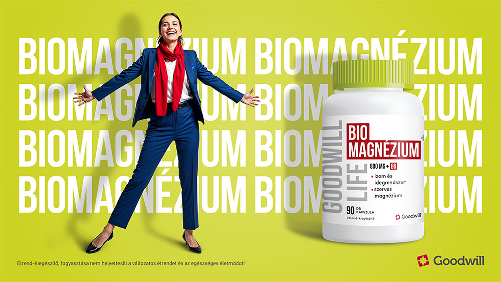 Goodwill Life Biomagnézium - Az izomműködés és idegrendszer támogatásárért - magnézium biszglicinát