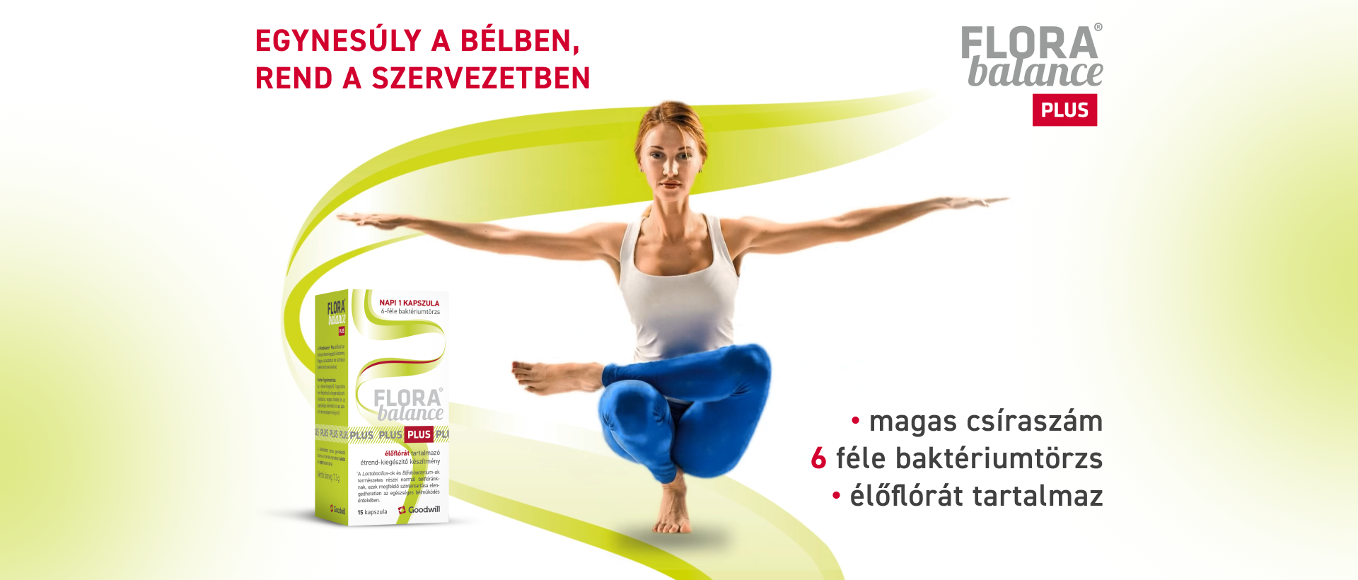 Florabalance Plus - élőflórát tartalmazó étrend-kiegészítő a bélflóra helyreállítása érdekében_banner