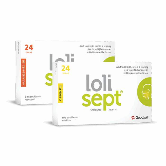 Lolisept 3 mg szopogató tabletta