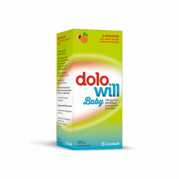 Dolowill Baby fájdalom és lázcsillapító gyerekeknek