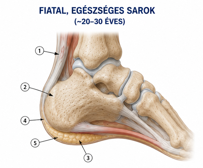 Fiatal, egészséges sarok