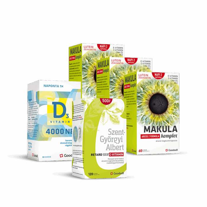 Szemünk fénye csomag - Makula Komplex, D3-vitamin, C-vitamin