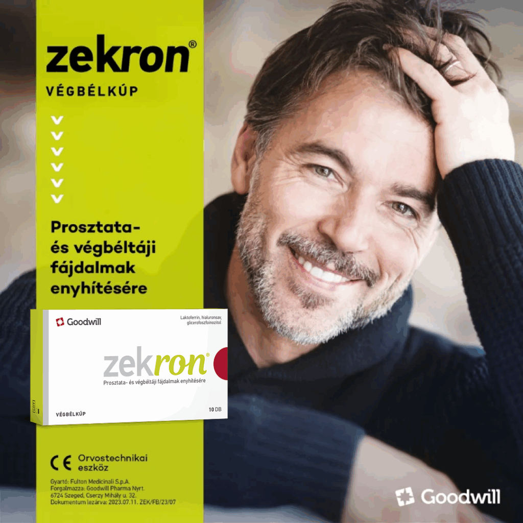 Zekron végbélkúp - A prosztata és végbéltáji fájdalmak enyhítésére, prosztatagyulladás esetén - Nyugtató hatás ikon