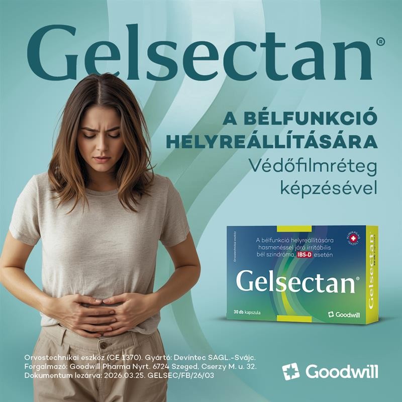 Gelsectan - A bélfunkció helyreállítására IBS-D esetén