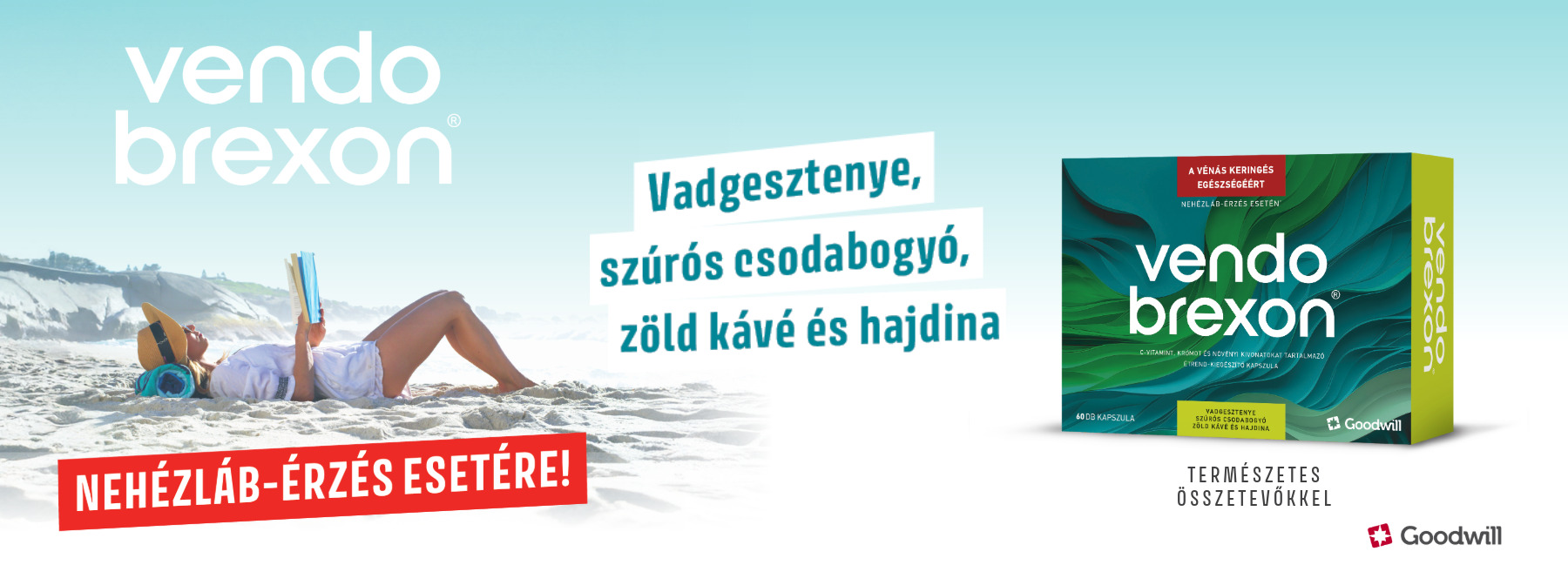 Vendobrexon - étrend-kiegészítő lábdagadás esetén