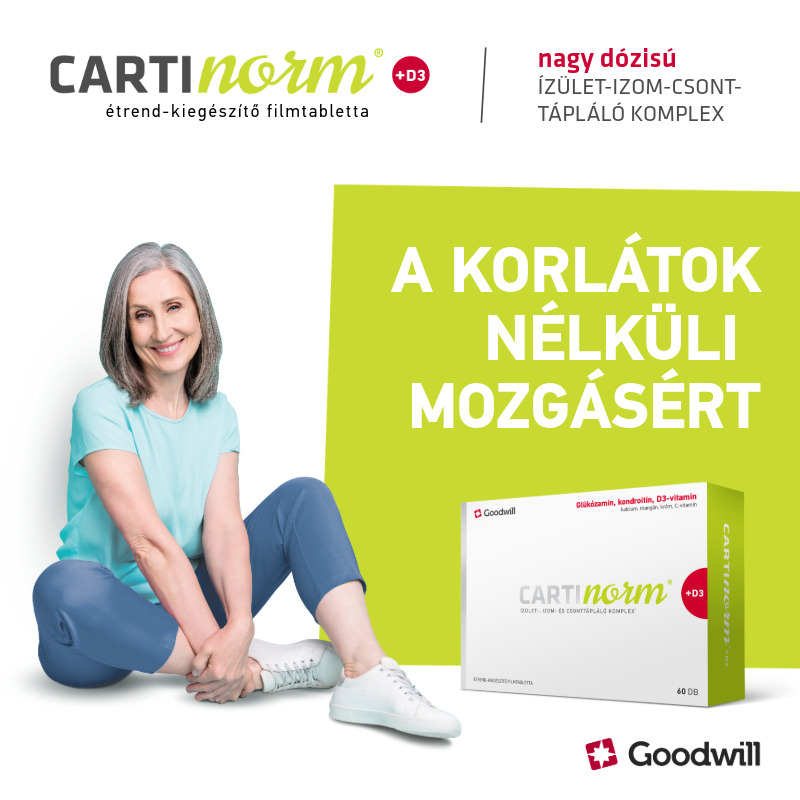 Cartinorm+D3 ízületvédő étrend-kiegészítő