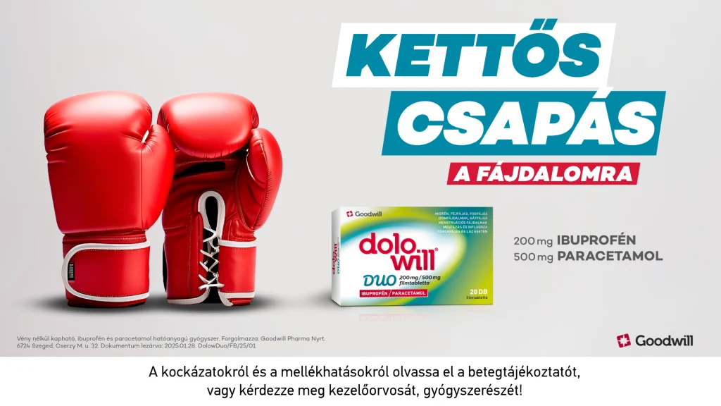 Dolowill Duo fájdalomcsillapító - Kettős csapás a fájdalomra
