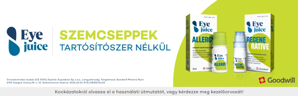 Eyejuice szemcseppek tartósítószer nélkül