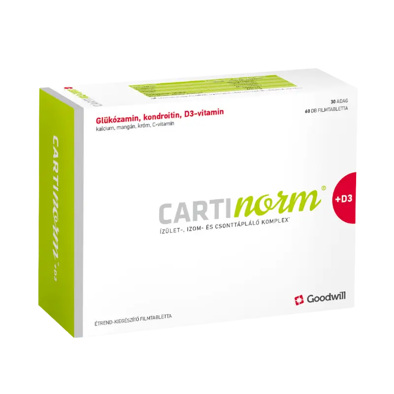 Cartinorm + D3 - porcerősítő étrend-kiegészítő