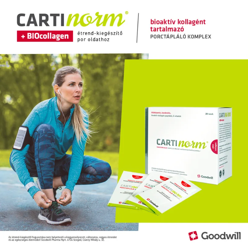 Cartinorm Biocollagen porcerősítő, porctápláló komplex