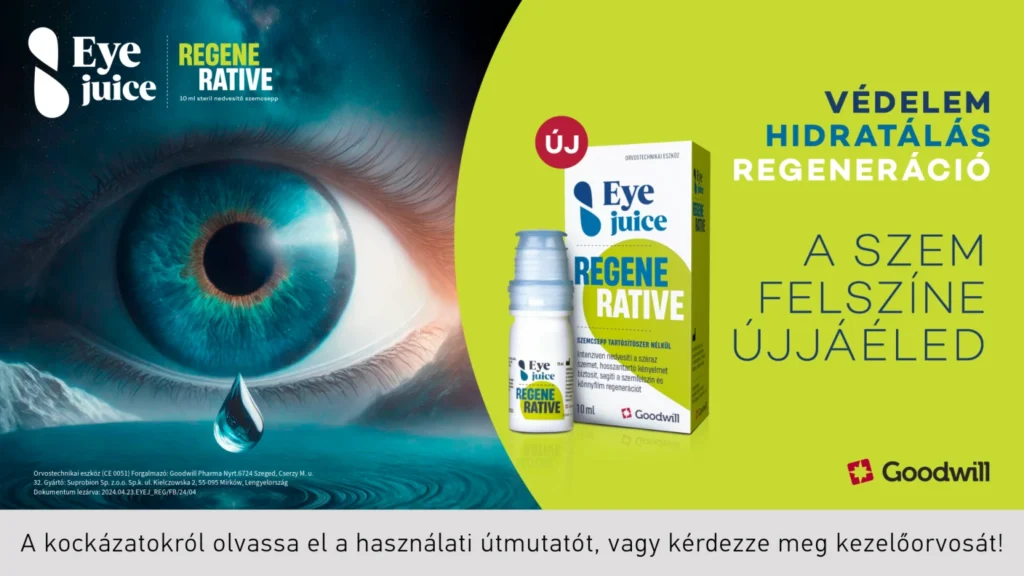Eyejuice Regenerative regeneráló szemcsepp szemszárazság kezelésére