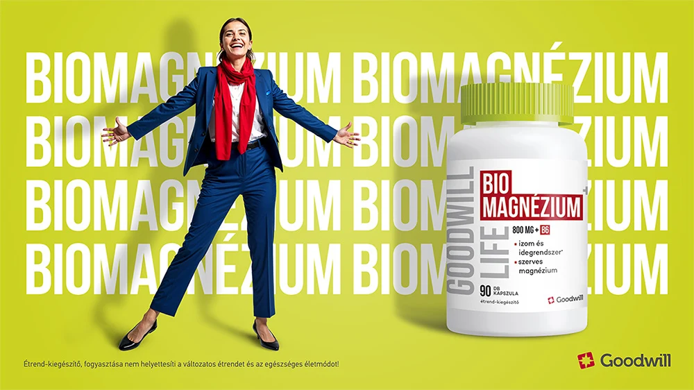 Goodwill Life Biomagnézium - Magnézium-biszglicinát, B6-vitaminnal vagy anélkül