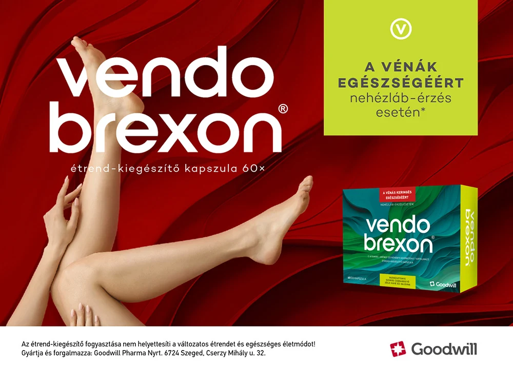 Vendobrexon - A vénák egészségéért, természetes összetevőkkel nehézláb érzés esetén, érfal erősítő hatással