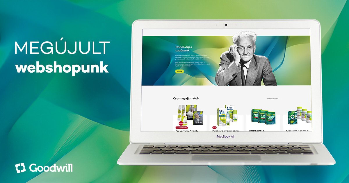 Goodwill Pharma megújult webshop
