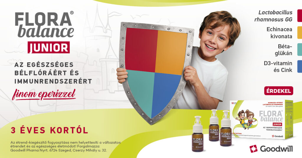 Florabalance Junior - Az egészséges bélflóráért és immunrendszerért