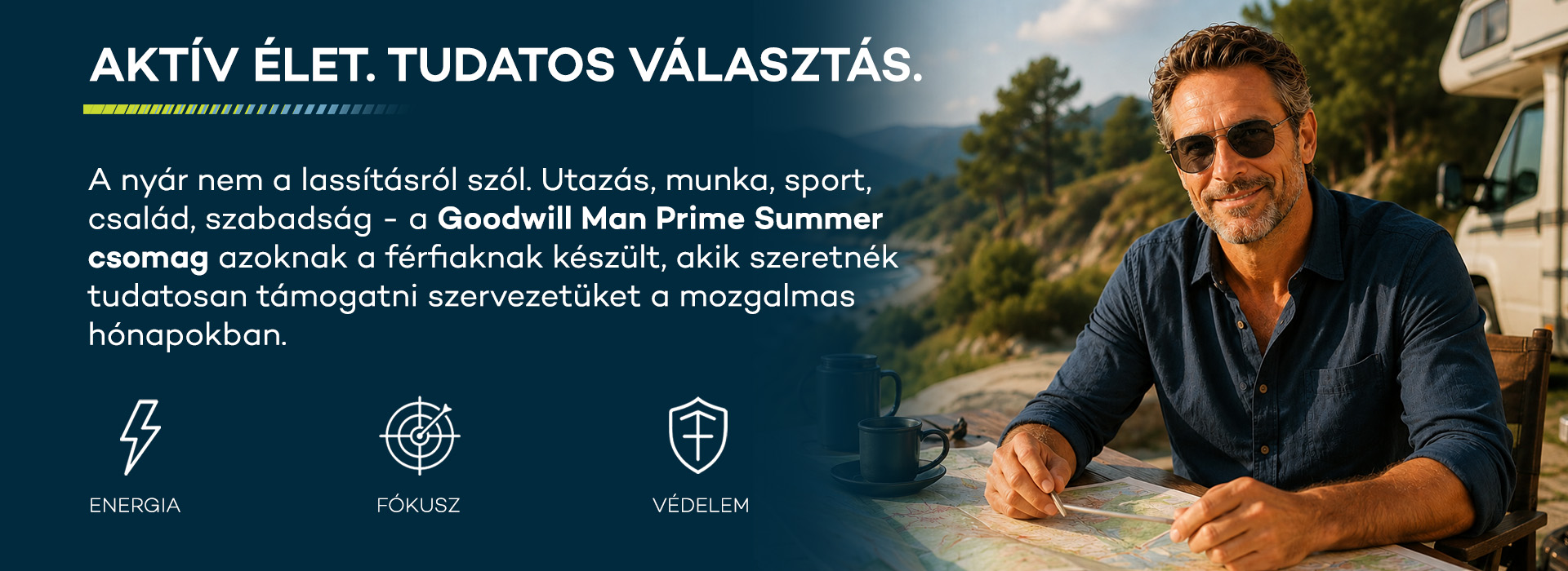 Goodwill Man Prime Summer - prémium életmódcsomag férfiaknak
