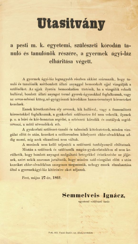 Semmelweis utasítványa