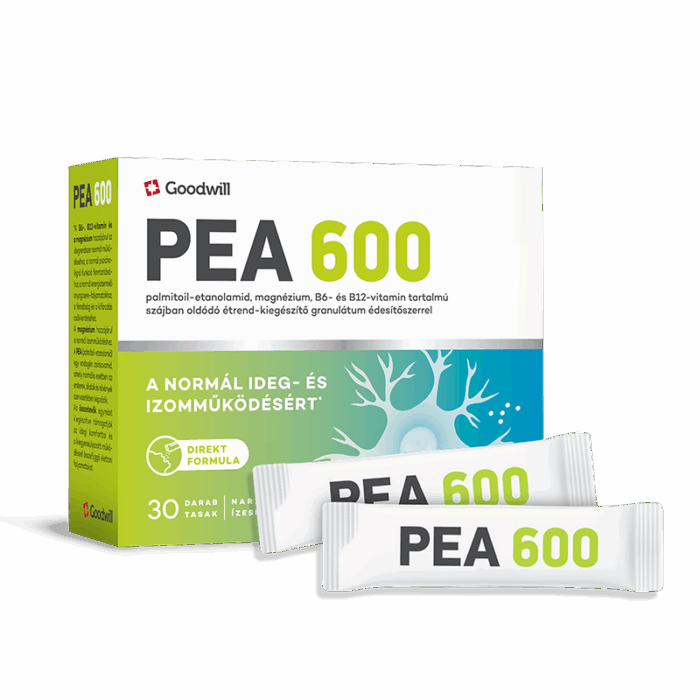 PEA 600 étrend-kiegészítő granulátum - A normál ideg- és izomrendszer működéséért*