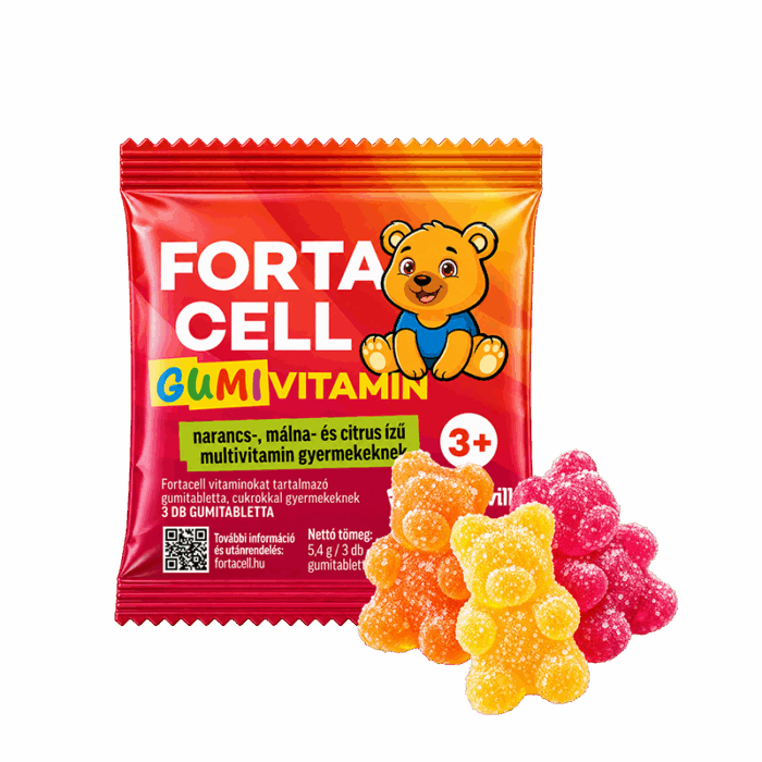 Fortacell gumivitamin 3x AJÁNDÉK