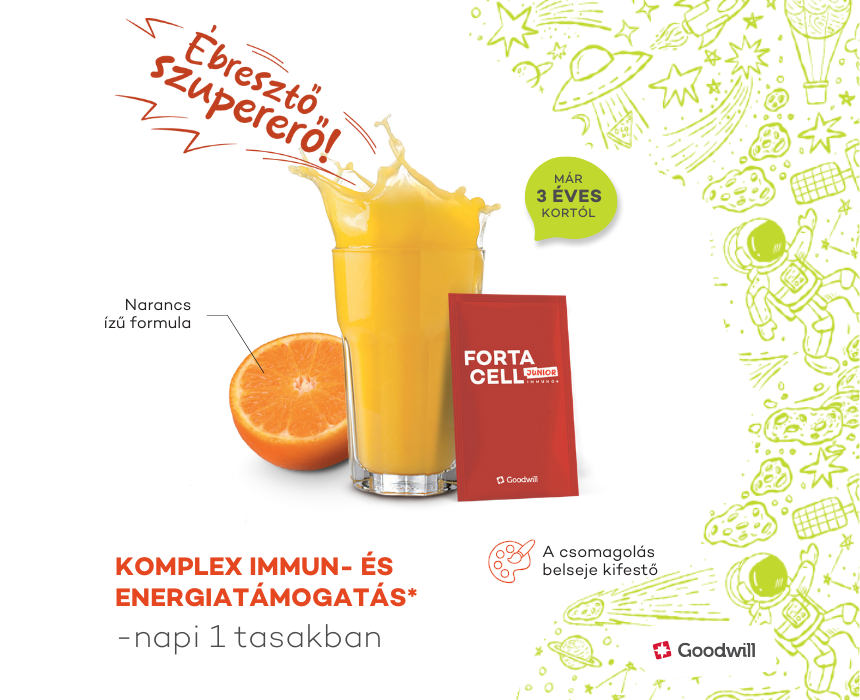Fortacell Junior immunerősítő gyerekeknek
